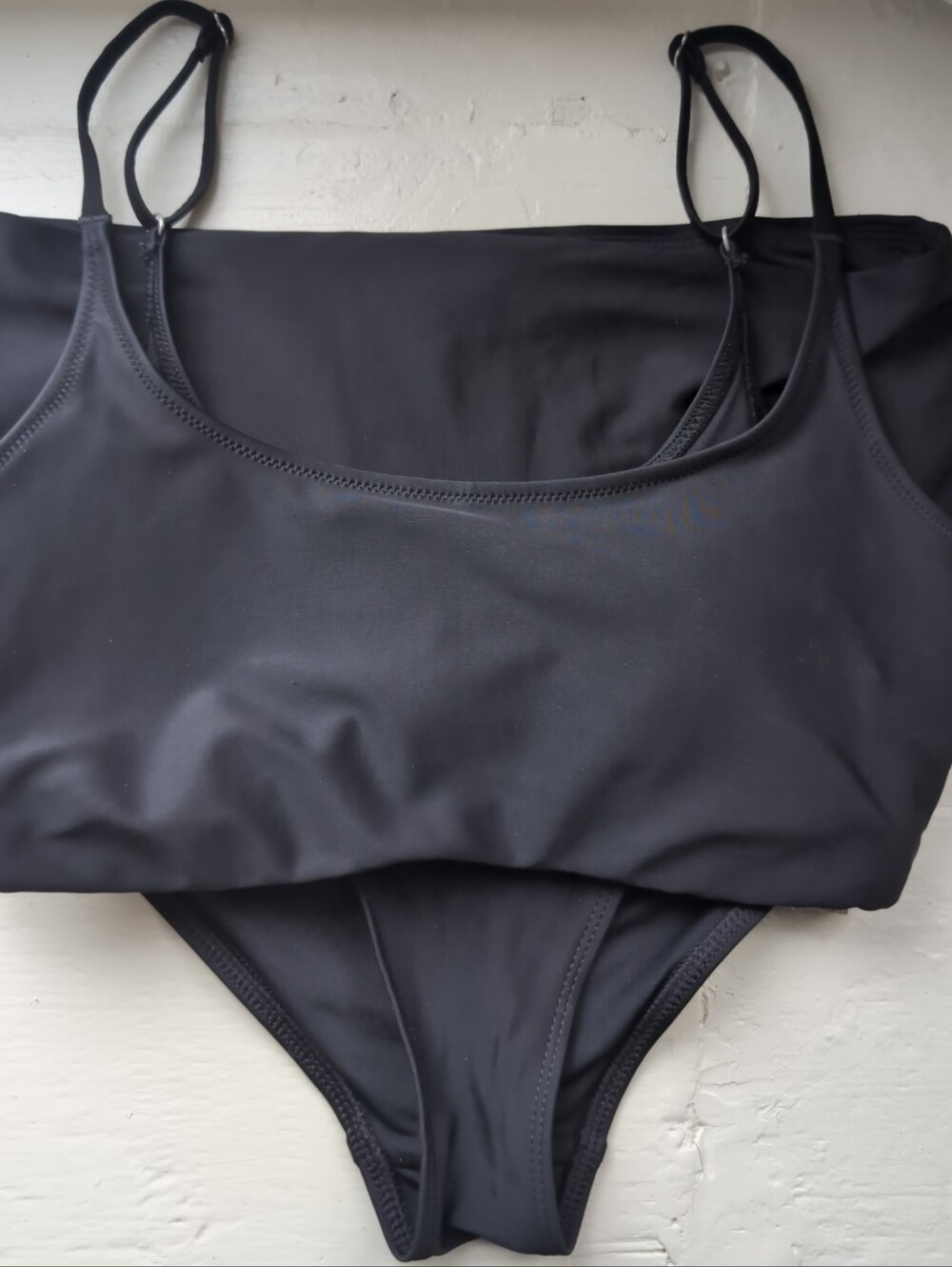 Black high waisted bikini